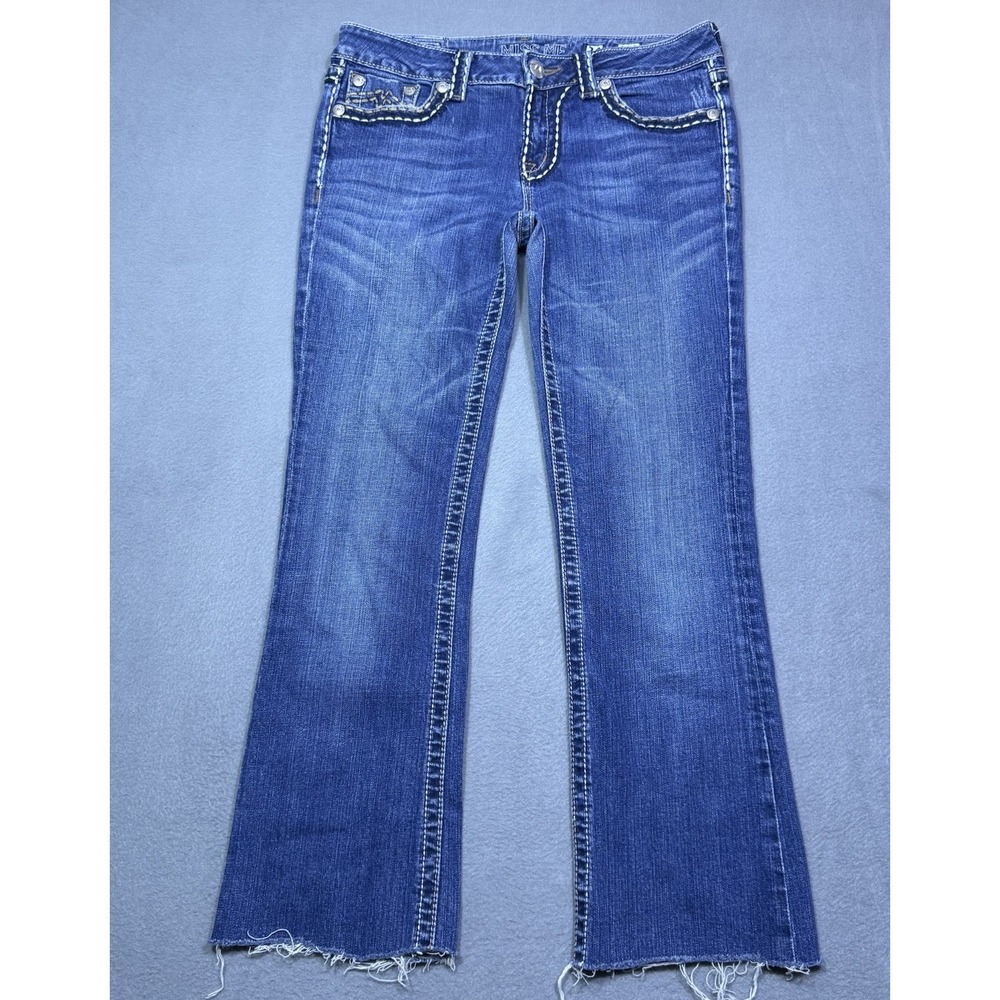Miss Me Jeans Womens 30x28 IRENE Bootcut Y2K Boho Embroidered Pockets